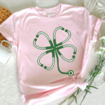 Stethoscope Clover T-Shirt - Image 6